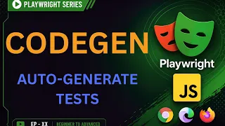Playwright 05 Codegen Tutorial Generate Automation Scripts Automatically