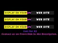 Animated GIF banner strip for your website