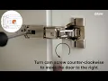 Cabinet Door Side to Side Adjustment with Blum s CLIP top BLUMOTION 155 Hinge
