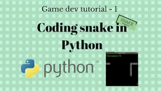 Making classic snake game in less than 15 minutes - python game tutorial