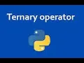 35 Python Ternary Operator