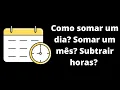Java 8 - Datas e Horas