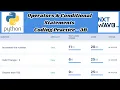 Operators Conditional Statements Coding Practice - 3B Answers Python NxtWave CCBP 4 0