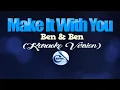 Download Lagu MAKE IT WITH YOU - Ben\u0026Ben [Make It With You OST] (KARAOKE VERSION)