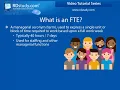 What is an FTE - Full time equivalents are explained