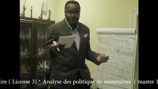 V6 cours du prof Sumata Economie monetaire Chap I Fondements de la monnaie