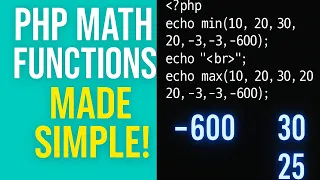 3 Powerful PHP Math Functions You Must Know Easy Coding Tutorial for Beginners