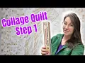 Collage Quilting 101 My Setup and First Steps Bison Art Quilt