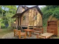 Download Lagu 120 days to build a wooden house, kitchen, arrange furniture, buy household items