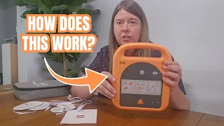 AED Trainer Portable Training Device for First Aid Beginners Students