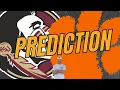 Florida State at Clemson Football Prediction