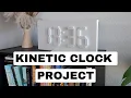 I Built a Minimalistic Kinetic Clock Project with my 3D Printer and Arduino