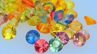 Rainbow Sapphire Multicolor Sapphire Rainbow Sapphire For Jewelry Blue Sapphire Pink Sapphire | RS1