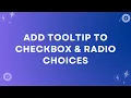How to Add Tooltips to Checkbox Radio Choices in Gravity Forms WPMonks Guide