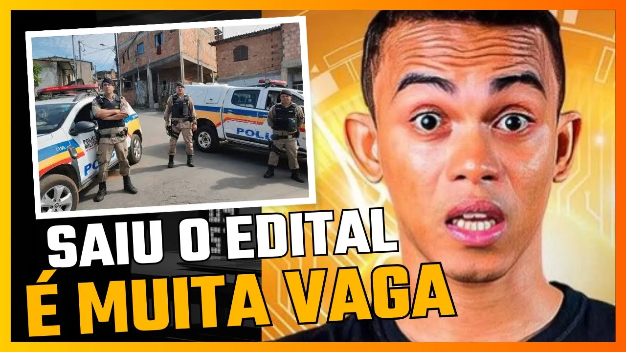 CONCURSO PMMG: 2901 VAGAS EDITAL PUBLICADO!