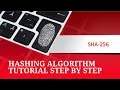SHA 256 Hashing algorithm Explained Step by Step