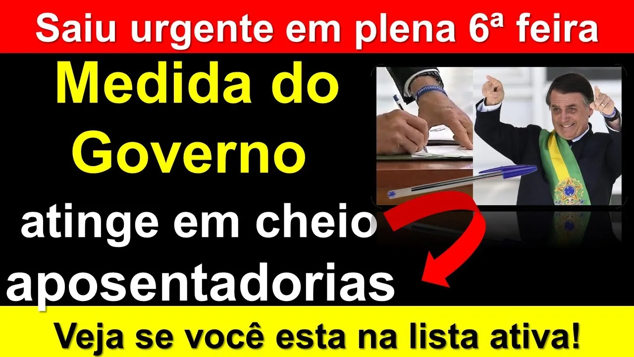 ???? Medida do Governo  e INSS atinge em cheio os aposentados e pensionistas do meu inss brasil veja