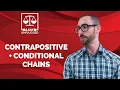 LSAT Contrapositive Conditional Chains