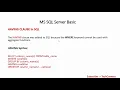 Part36 Having Clause in SQL Difference between Having and Where SQL Tutorials Beginners