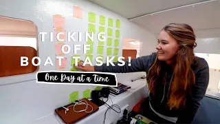 The RACE to FINISH our BOAT! | YACHT REBUILD WEEK 72