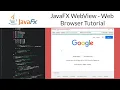 JavaFX WebView - Building a web browser in JavaFX