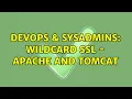 DevOps SysAdmins Wildcard SSL - Apache and Tomcat