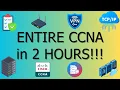 ENTIRE CCNA in 2 HOURS Cisco Certified DHCP NAT OSI Ethernet 4K High Quality Graphics