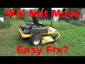 Cub Cadet RZT50 Stopped Moving is it an Easy Fix or is it Done