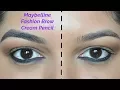 Maybelline Fashion Brow Cream Pencil Review Demo