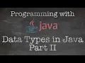 Object Oriented Programming with Java 6 Primitive Reference Data Types with Arrays