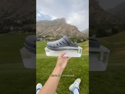 Freezing my Shoes in a Block of Ice