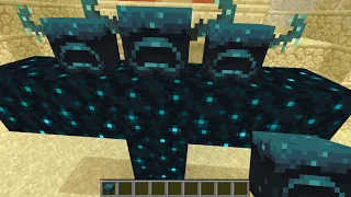 How to Spawn This Giant Warden Boss in Minecraft !