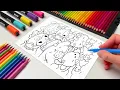 Sanrio Friends NEW Coloring Pages Art Therapy