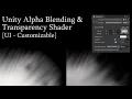 Unity Tutorial Custom Alpha Blending Transparency Shader Code Provided Sprite 2D Tested