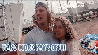 Back in the Water! | Leaving the Boatyard | Sailing Sunday Ep. 53