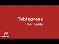 Tablepress User Guide