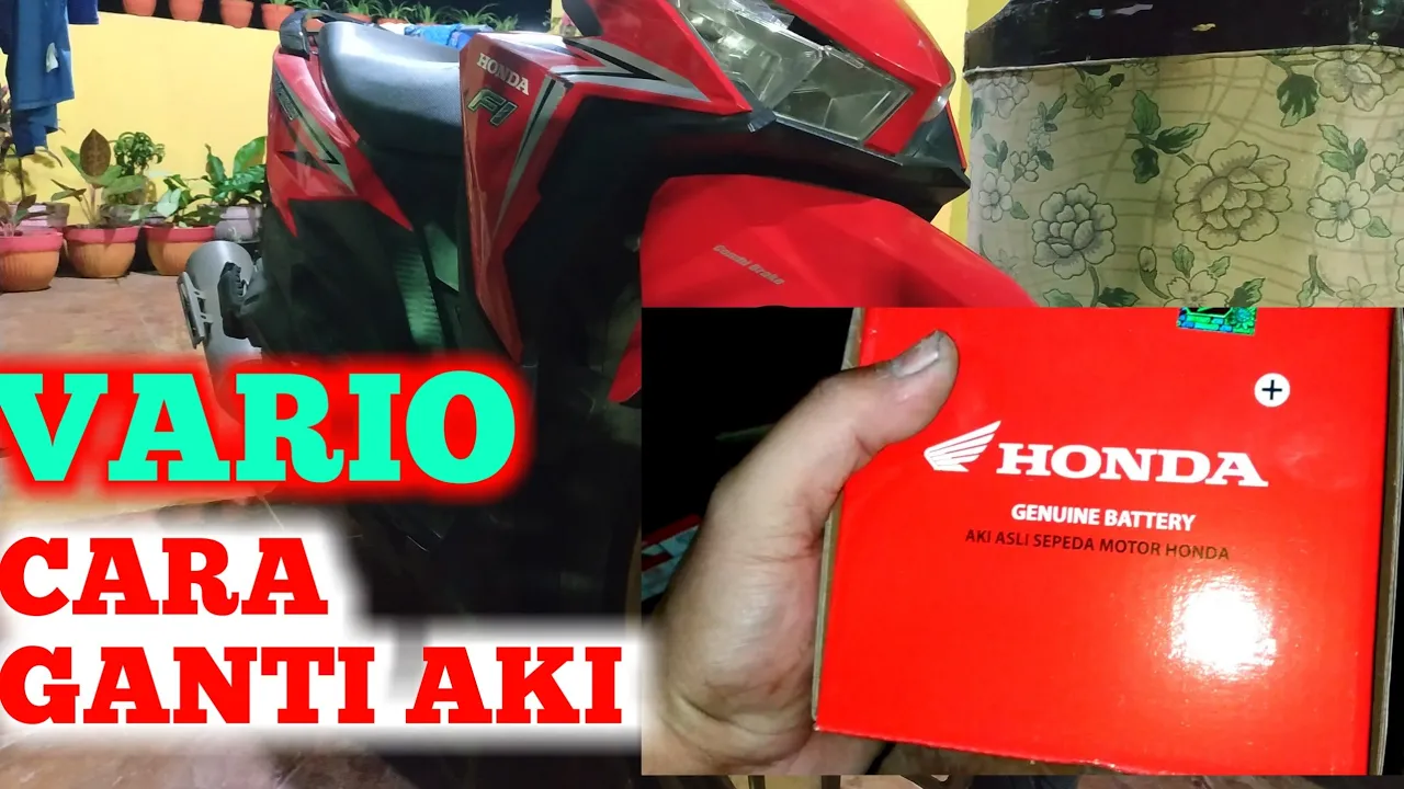 AKI GS BUAT MOTOR HONDA BEAT / AKI MOTOR