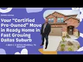 Buying a Move in Ready Home in Dallas Texas Crandall TX Filled with Amenities Mr Realty Tours
