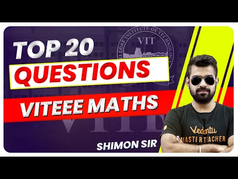 Download MP3 Top 20 questions for VITEEE 2023 Maths  | Last Day Tips and Tricks | Score 100+ Shimon Sir