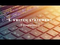 5 Switch Statement and Char Data Type