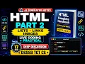HTML Complete Tutorial Part 2 Headings Paragraphs Lists Links Images DSSSB TGT CS 17 Min