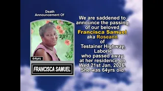 Francisca Samuel Short Obituary