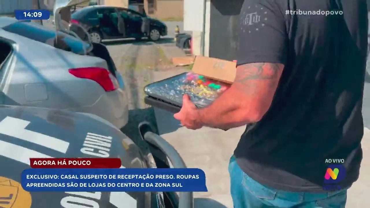 Exclusivo: casal suspeito de recaptação é preso pela DIC na Zona Sul de Joinville