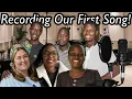 Recording Our First Song In A Music Studio! | Christian Music |Harmony |Friends |The Bichanga Family
