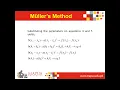 Module 1 Lesson 7 Muller s Method