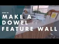 How To Create A Dowel Timber Kitchen Bench - Bunnings Warehouse