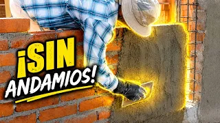 Cómo ENJARRAR una CONTRABARDA SIN ANDAMIOS | Cemento Antihumedad
