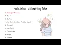 Download Lagu Nadin Amizah - Selamat Ulang Tahun [full album]