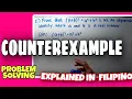 COUNTEREXAMPLE HOW TO DISPROVE A STATEMENT
