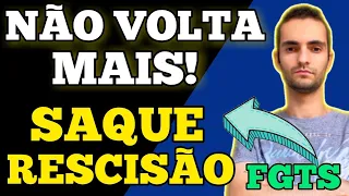 SAQUE ANIVERSÁRIO COMO VOLTA PARA SAQUE RESCISÃO! PASSO A PASSO / EMPRÉSTIMO FGTS NÃO VOLTA RESCISÃO